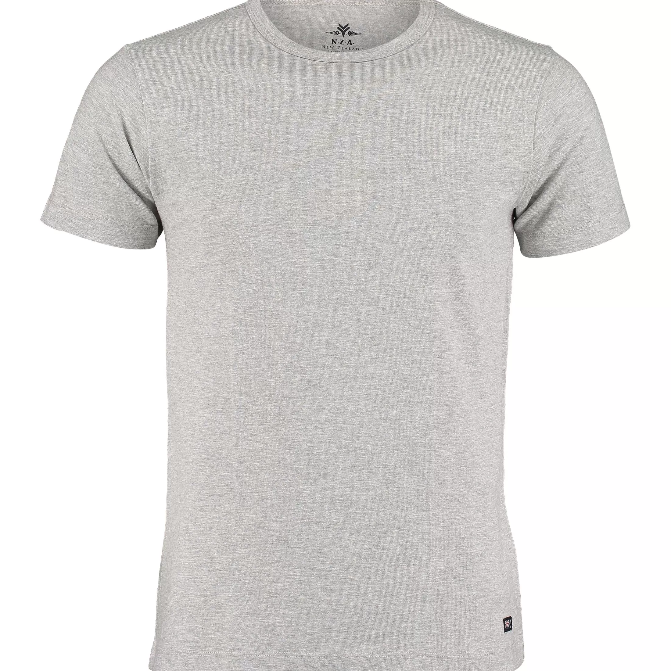 Flash Sale NZA New Zealand Auckland Basic T-Shirt 2 Pack-Grau Melange