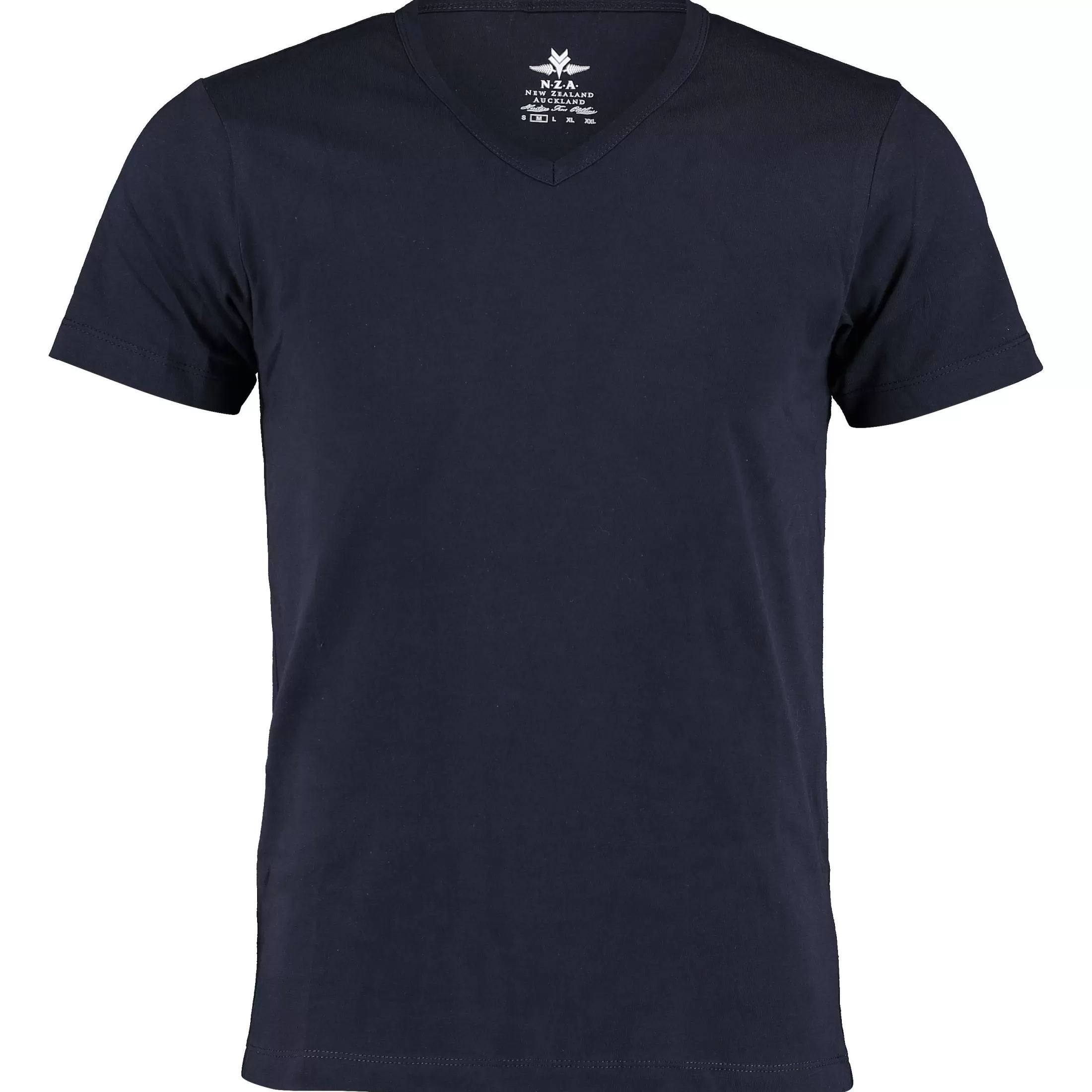 New NZA New Zealand Auckland Basic-T-Shirt Mit V-Ausschnitt 2 Pack In Marineblau