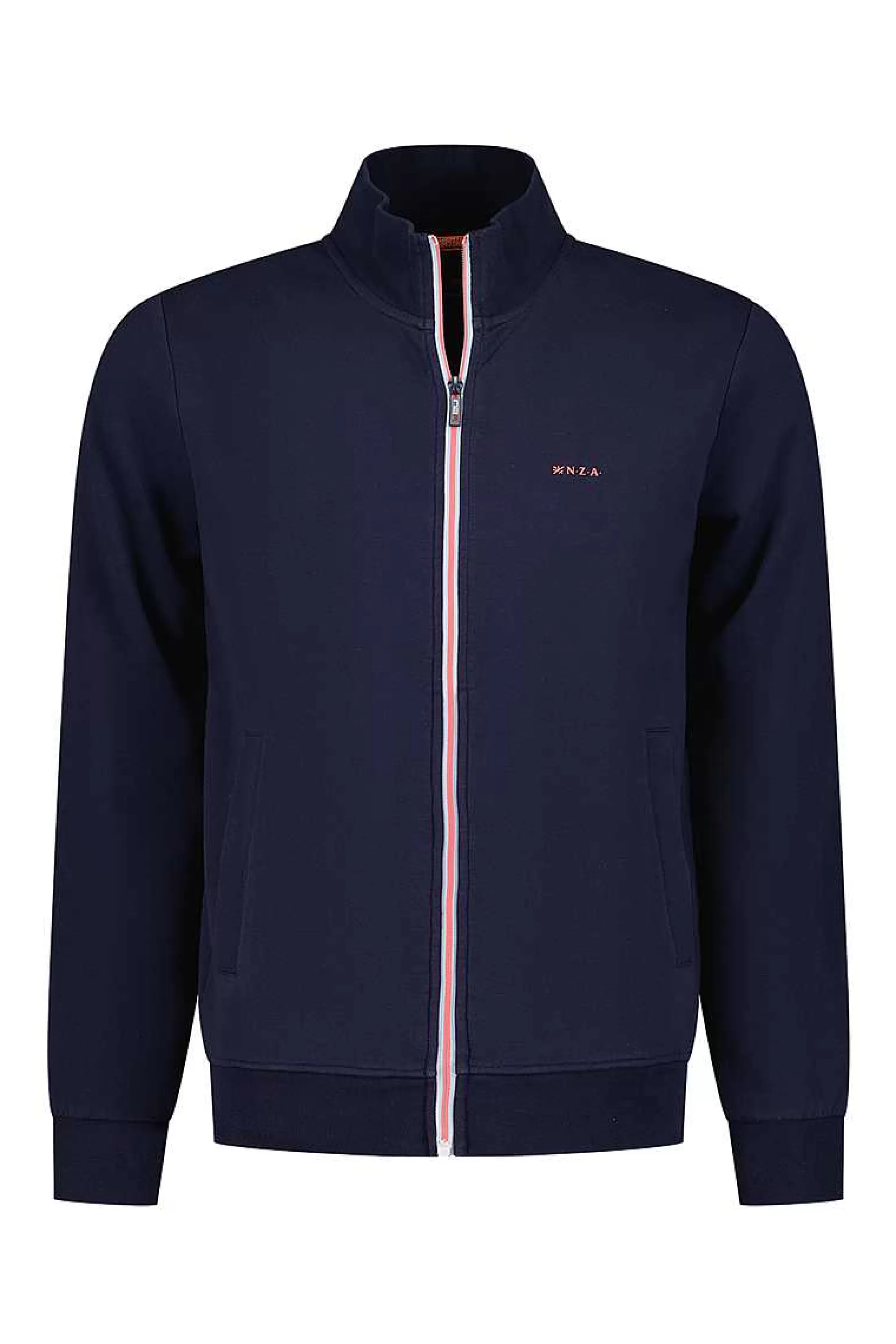 Best NZA New Zealand Auckland Baumwoll-Cardigan Mit Stretch-Traditional Navy