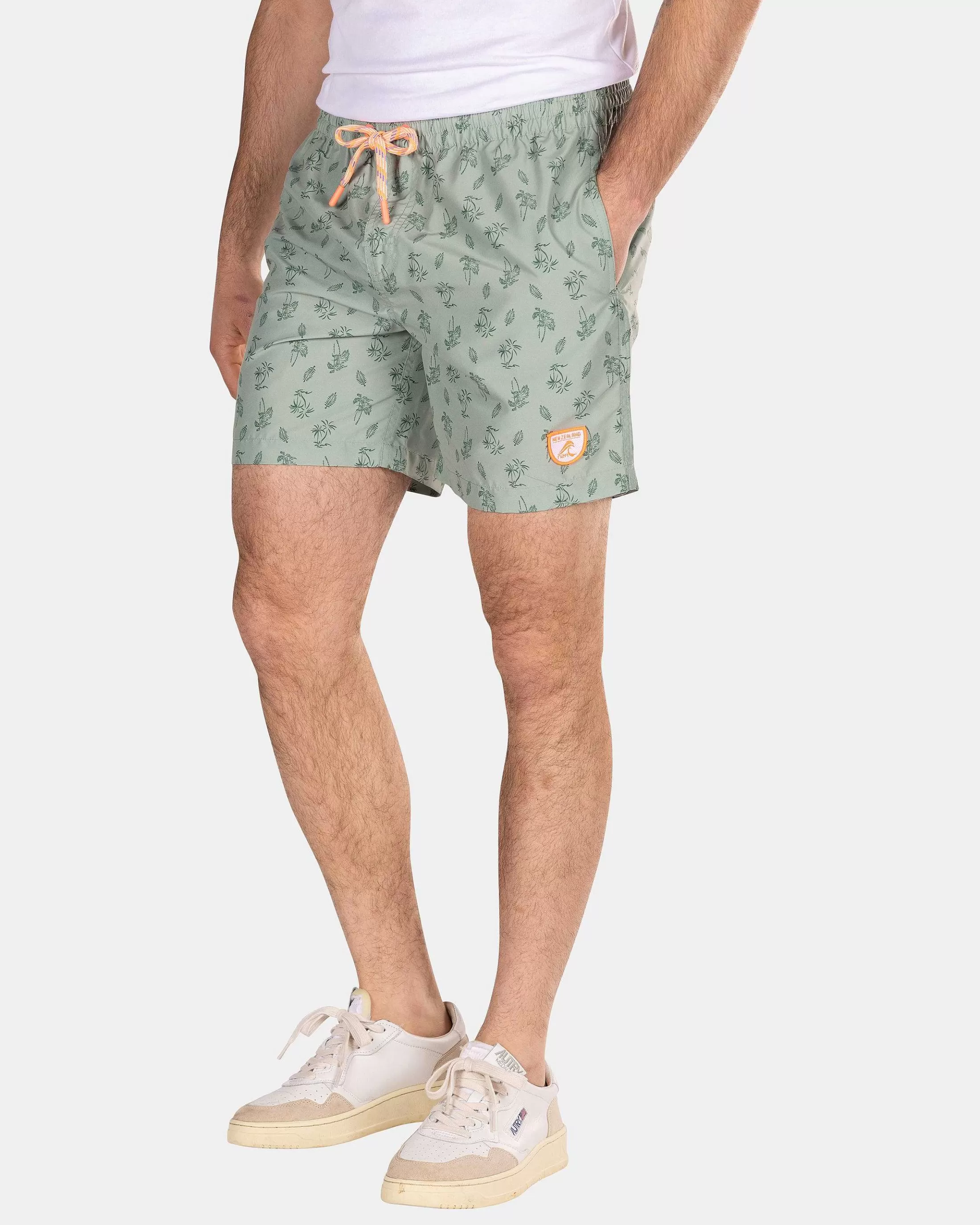 Flash Sale NZA New Zealand Auckland Bedruckte Badehose-Mellow Army