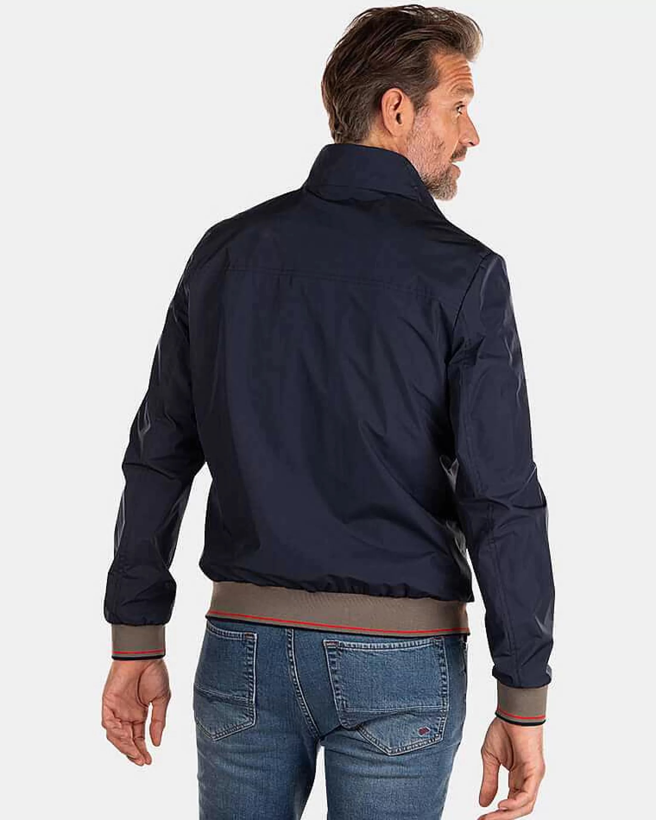 Outlet NZA New Zealand Auckland Bomberjacke Aus Nylon-Traditional Navy