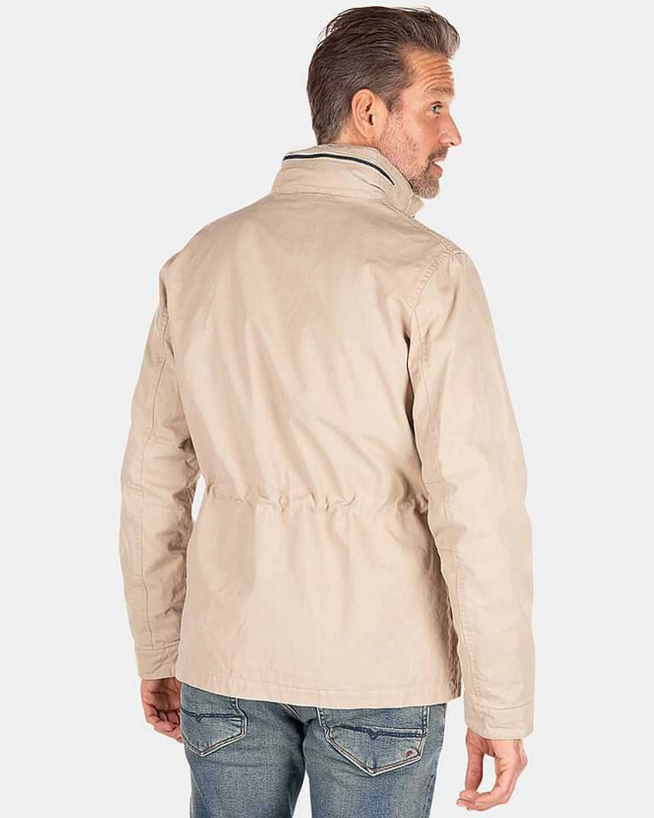 Best NZA New Zealand Auckland Canvas-Jacke-Shimmering Sand