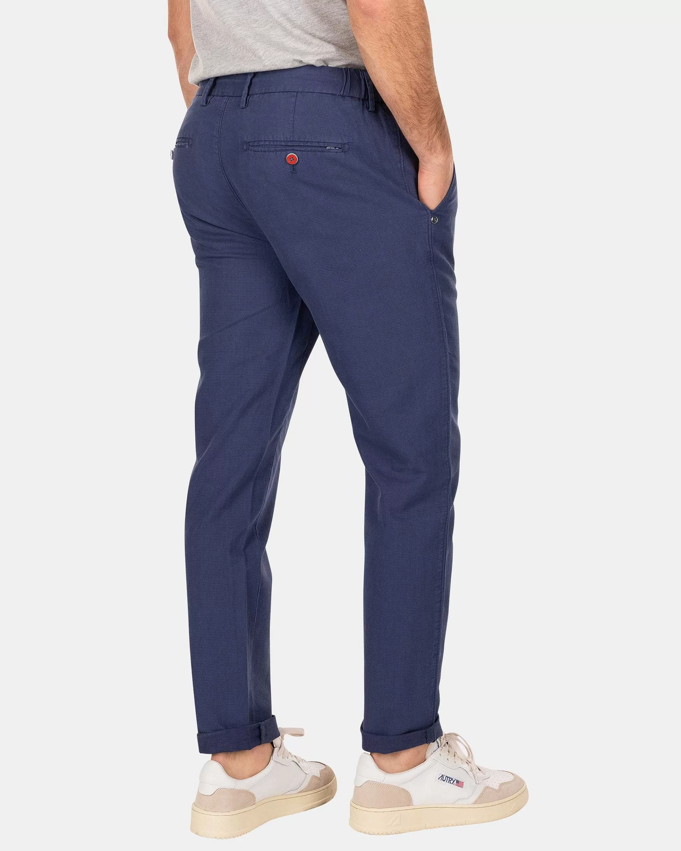 Clearance NZA New Zealand Auckland Chinos Aus Leinen Und Baumwolle-Dusk Navy