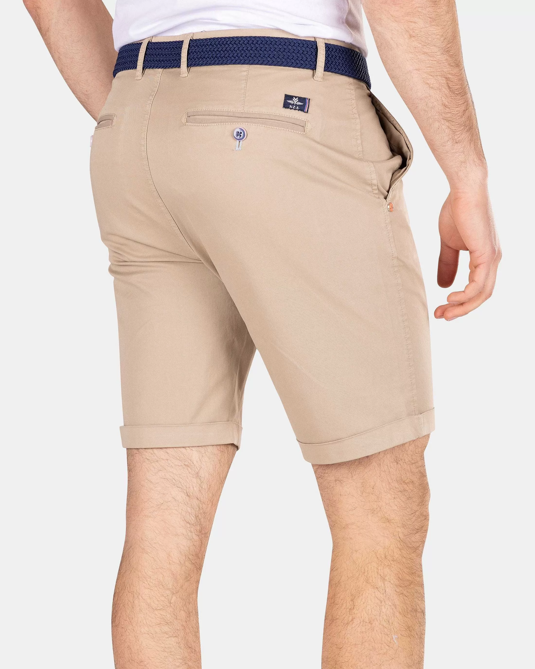 Outlet NZA New Zealand Auckland Chino-Shorts Aus Baumwolle-Shimmering Sand