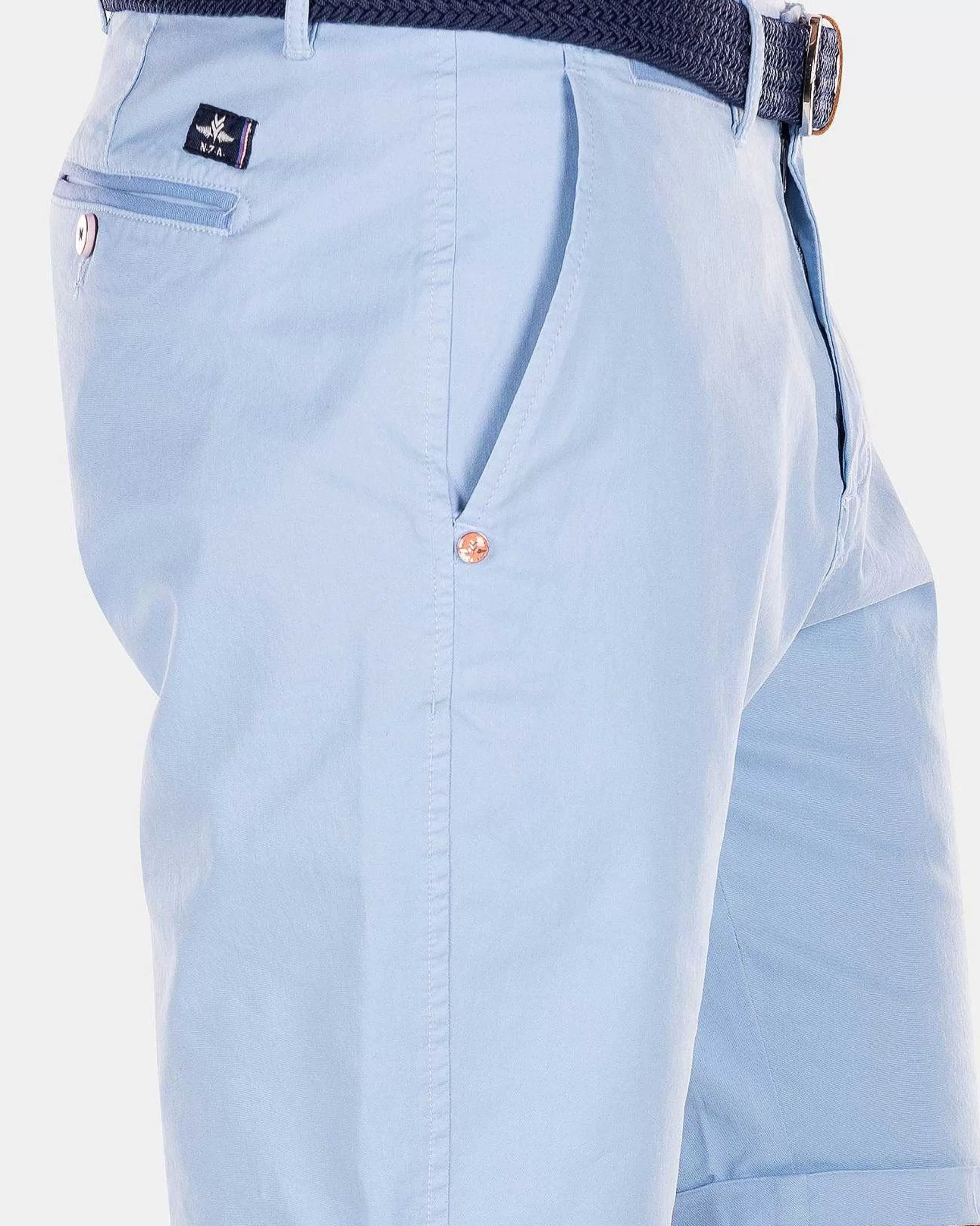 Best NZA New Zealand Auckland Chino-Shorts Aus Baumwolle-Universal Blue