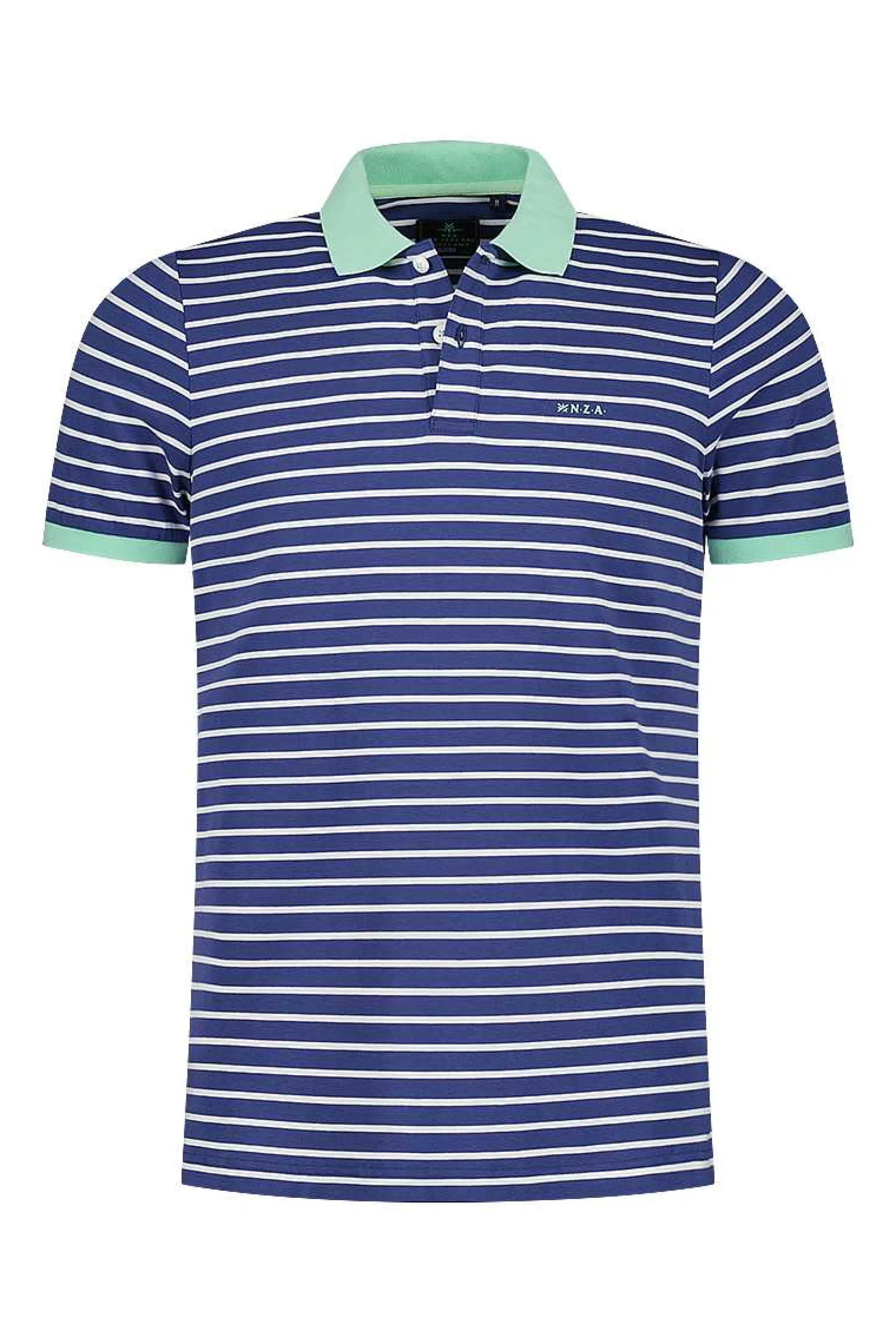 Cheap NZA New Zealand Auckland Gestreiftes Polo Mit Stretch-Dusk Navy