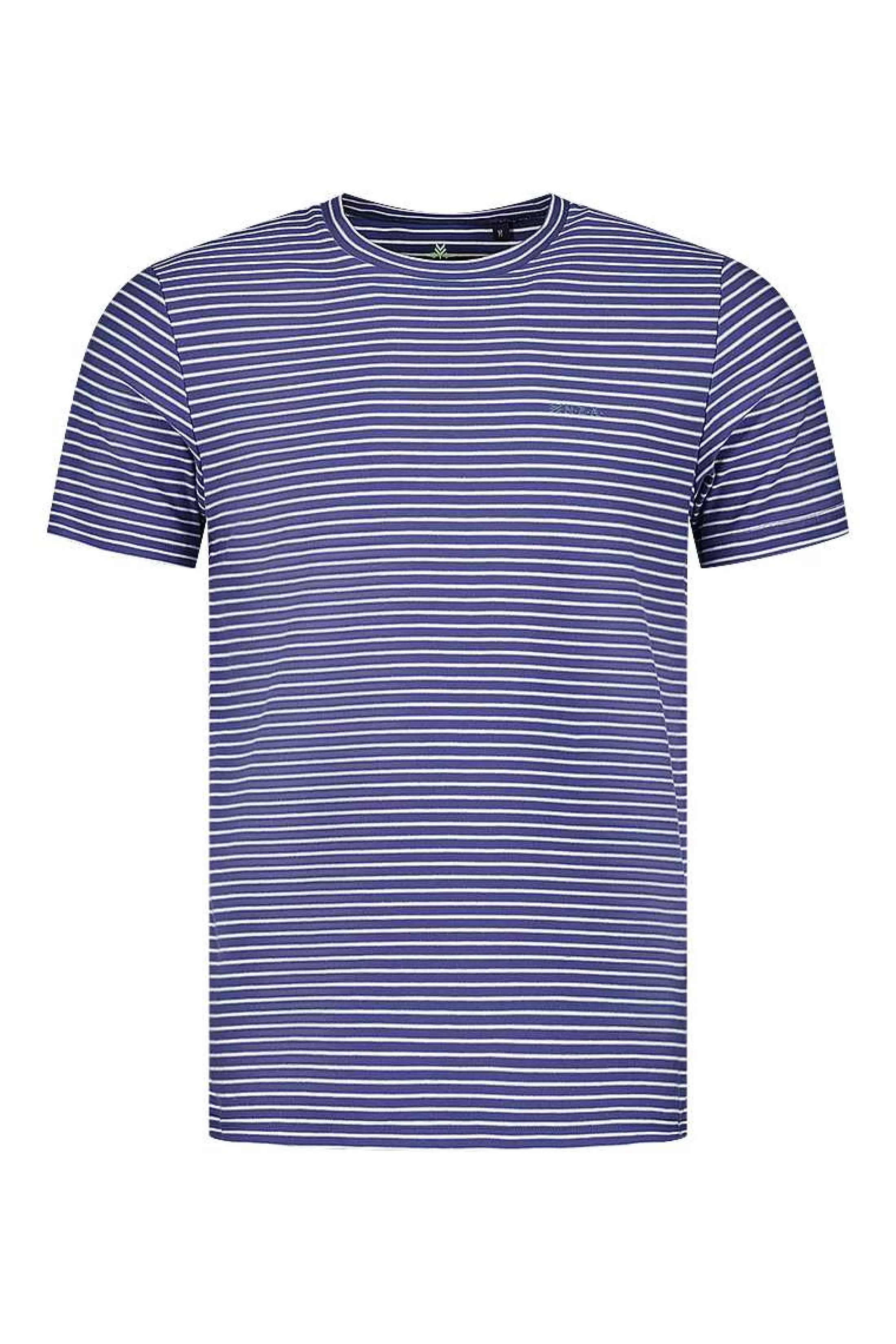 Sale NZA New Zealand Auckland Gestreiftes T-Shirt Aus Baumwolle-Dusk Navy
