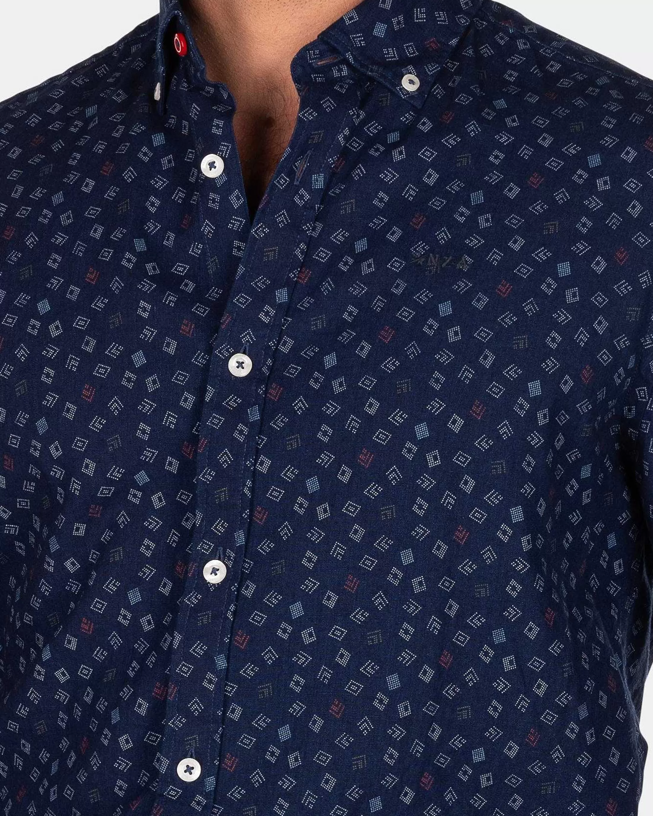 Online NZA New Zealand Auckland Indigofarbenes Jeanshemd-Indigo
