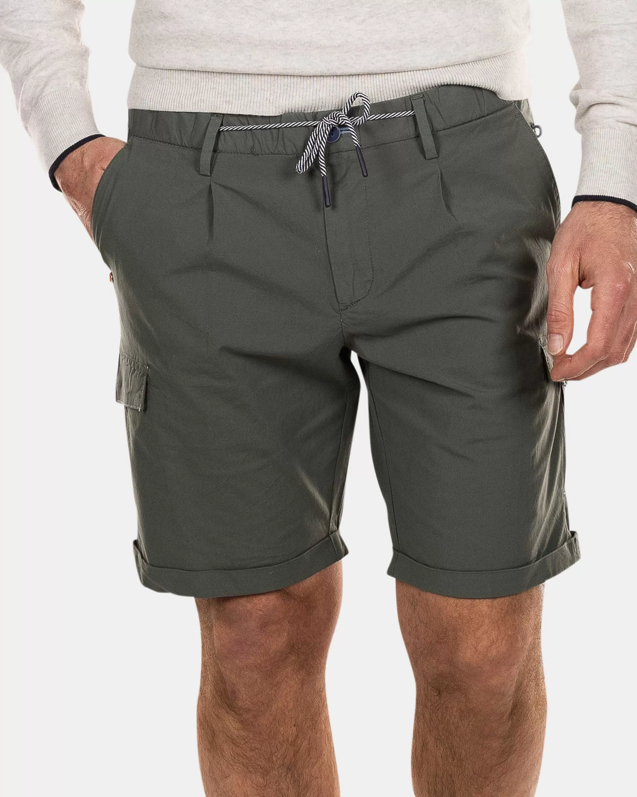Clearance NZA New Zealand Auckland Kurze Cargohose-Chalk Green