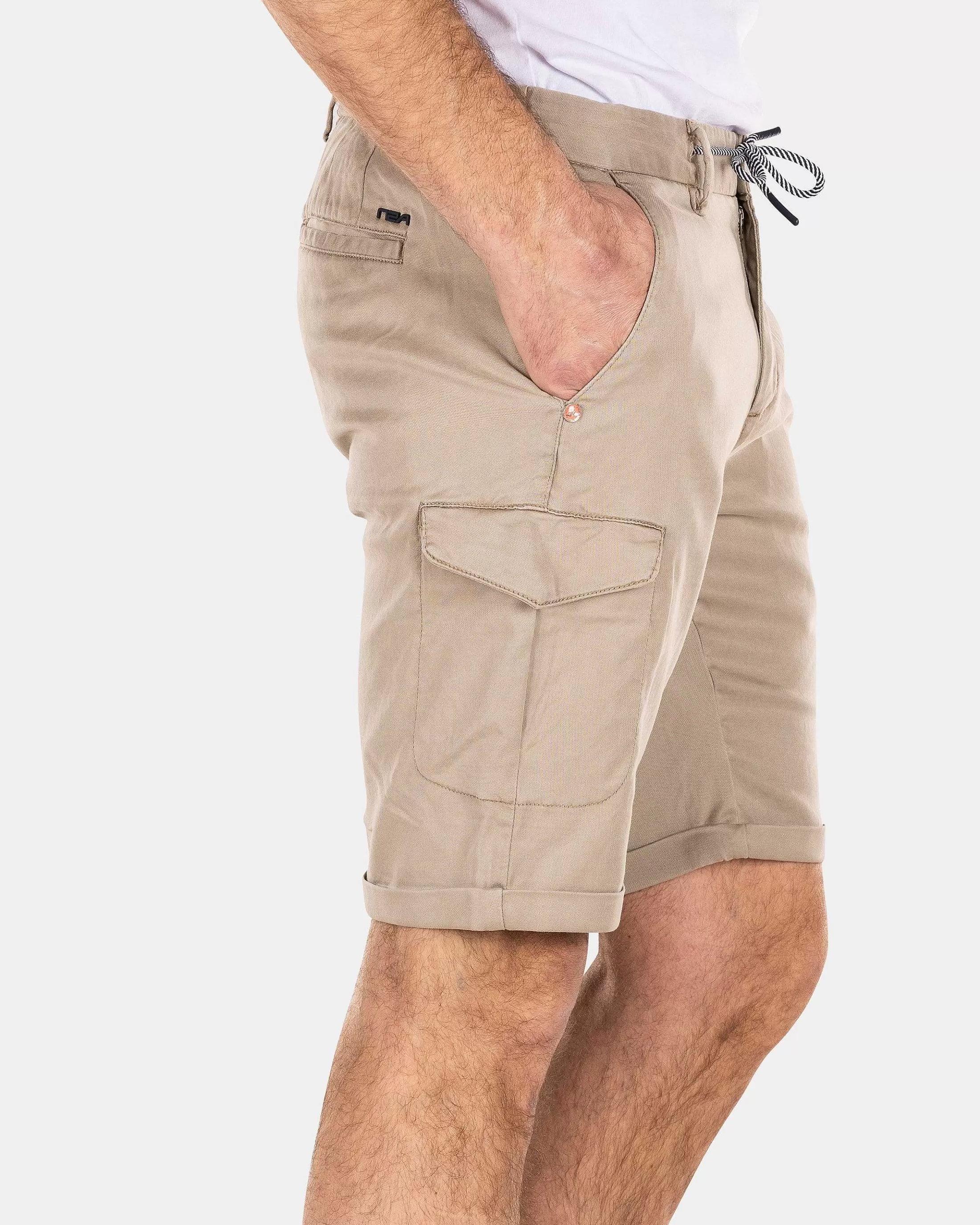 Outlet NZA New Zealand Auckland Kurze Ladung Mit Stretch-Shimmering Sand
