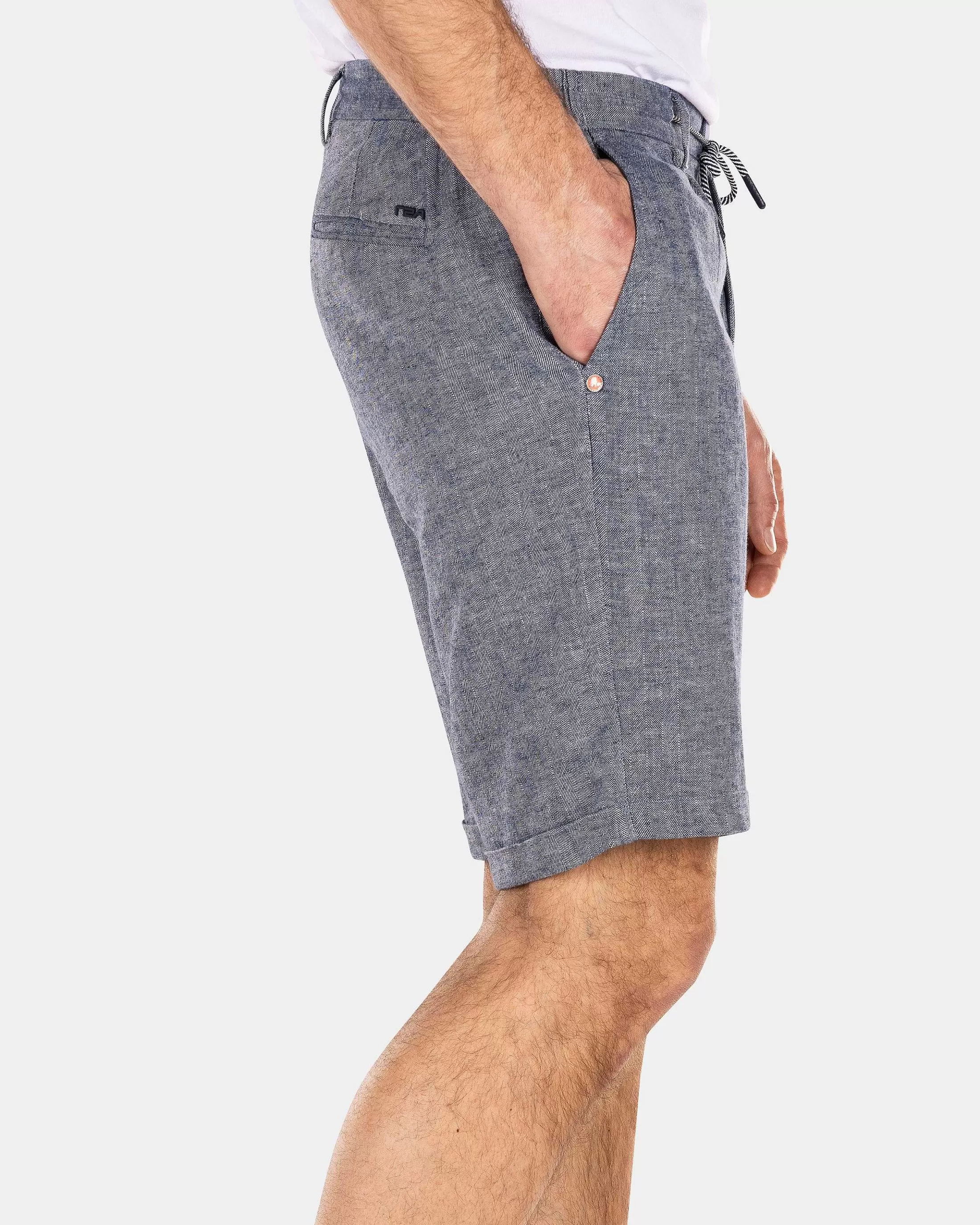 Best Sale NZA New Zealand Auckland Leinenshorts-Dusk Navy