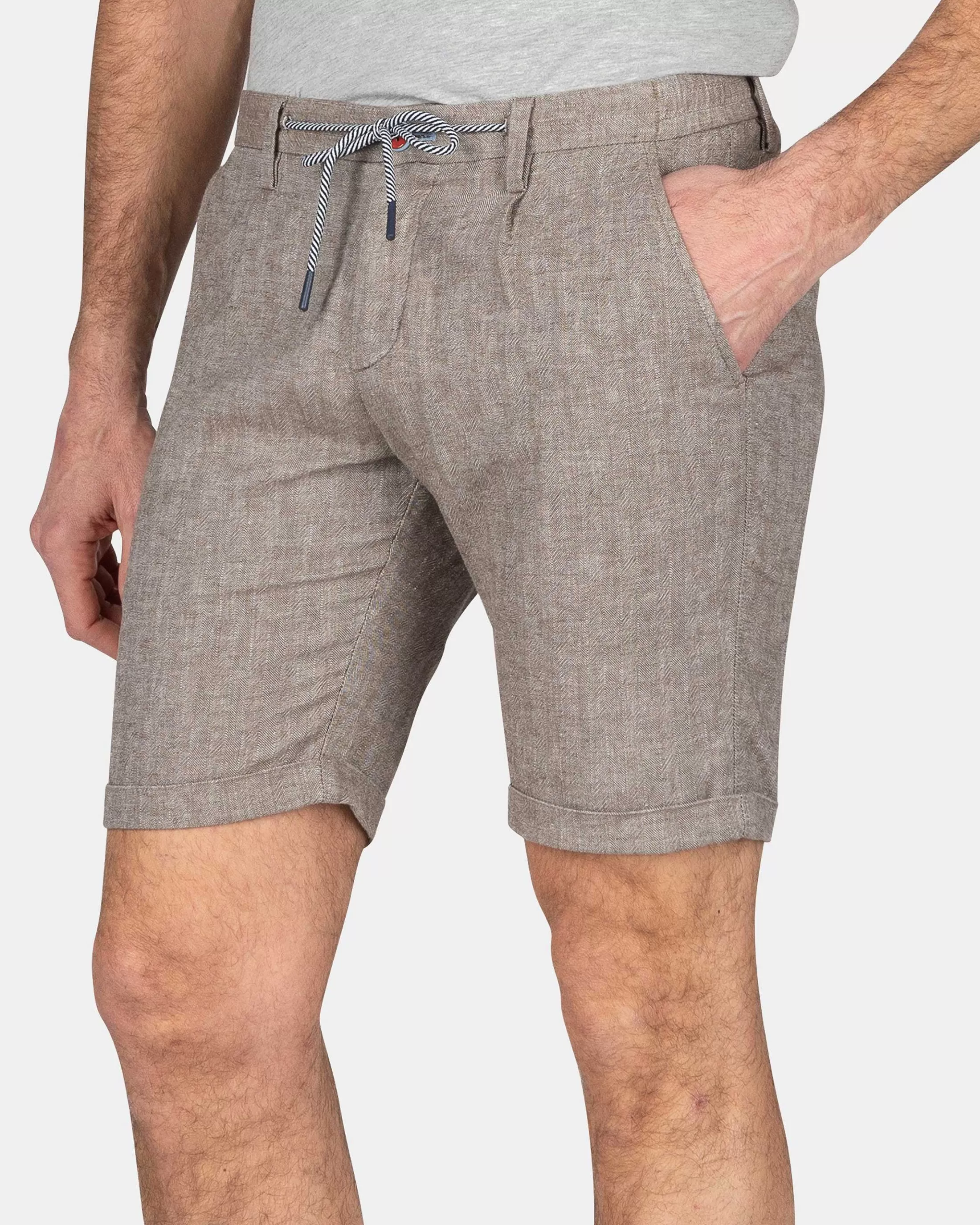 Cheap NZA New Zealand Auckland Leinenshorts-Misty Army