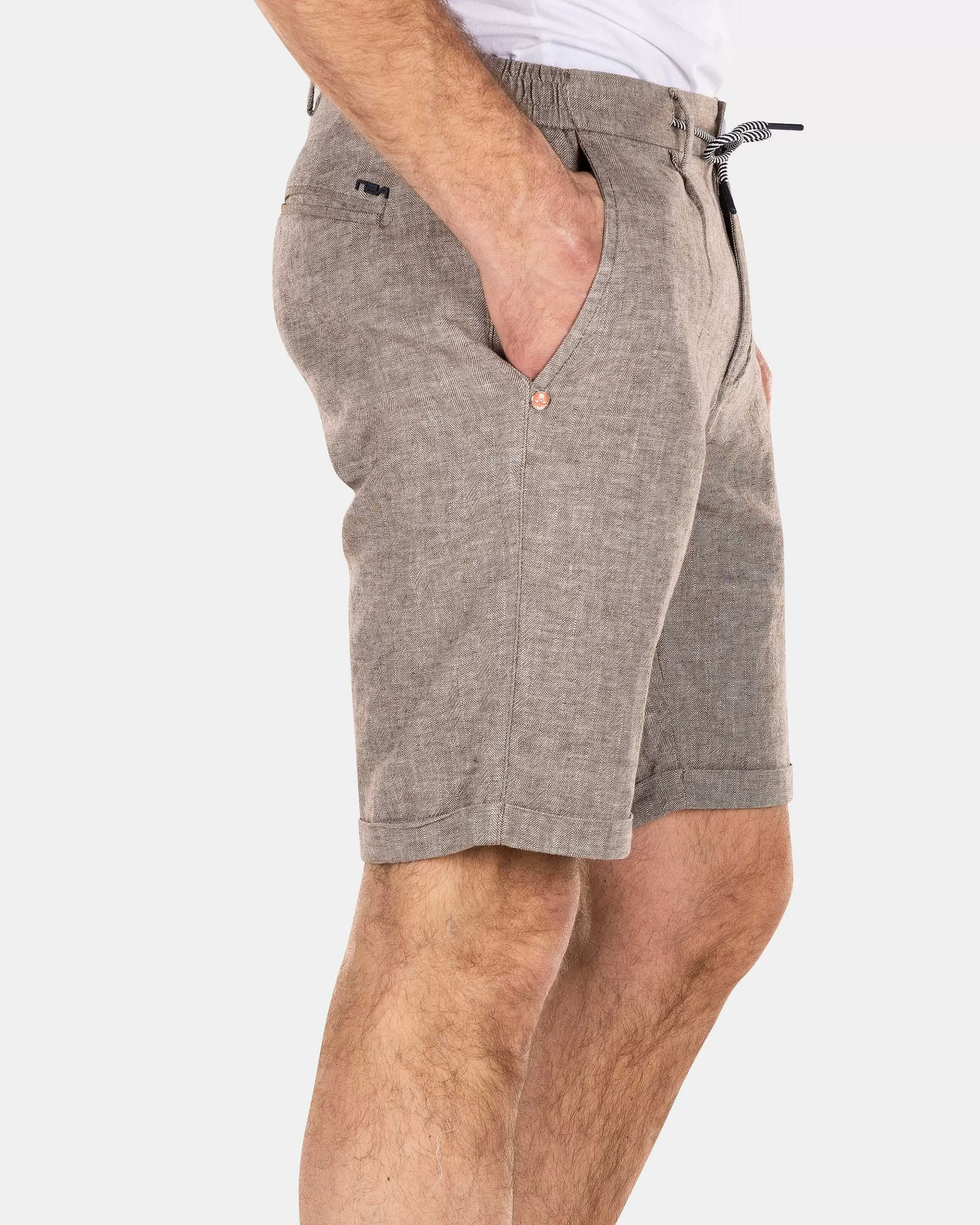 Cheap NZA New Zealand Auckland Leinenshorts-Misty Army