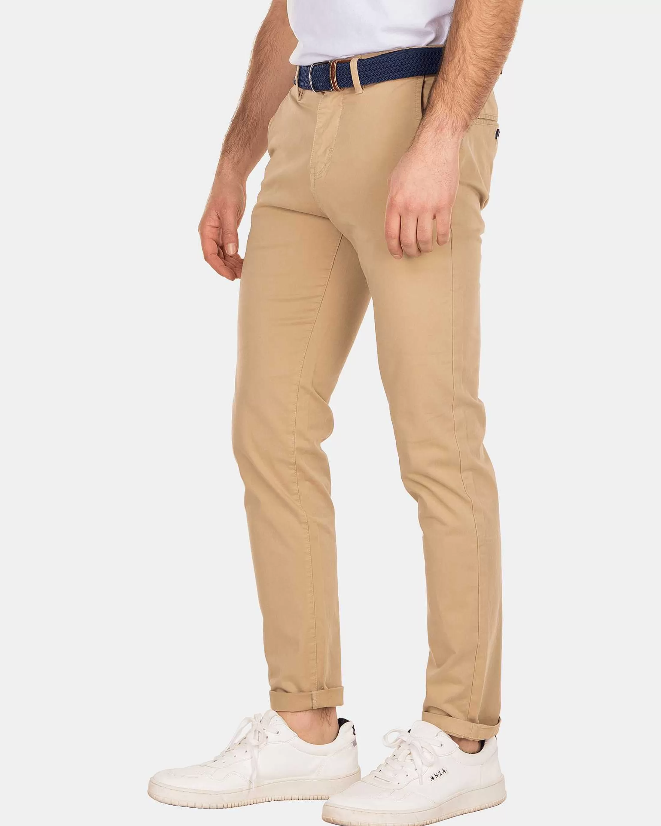 Best NZA New Zealand Auckland Napier Twill Stretch-Light Kaki Braun