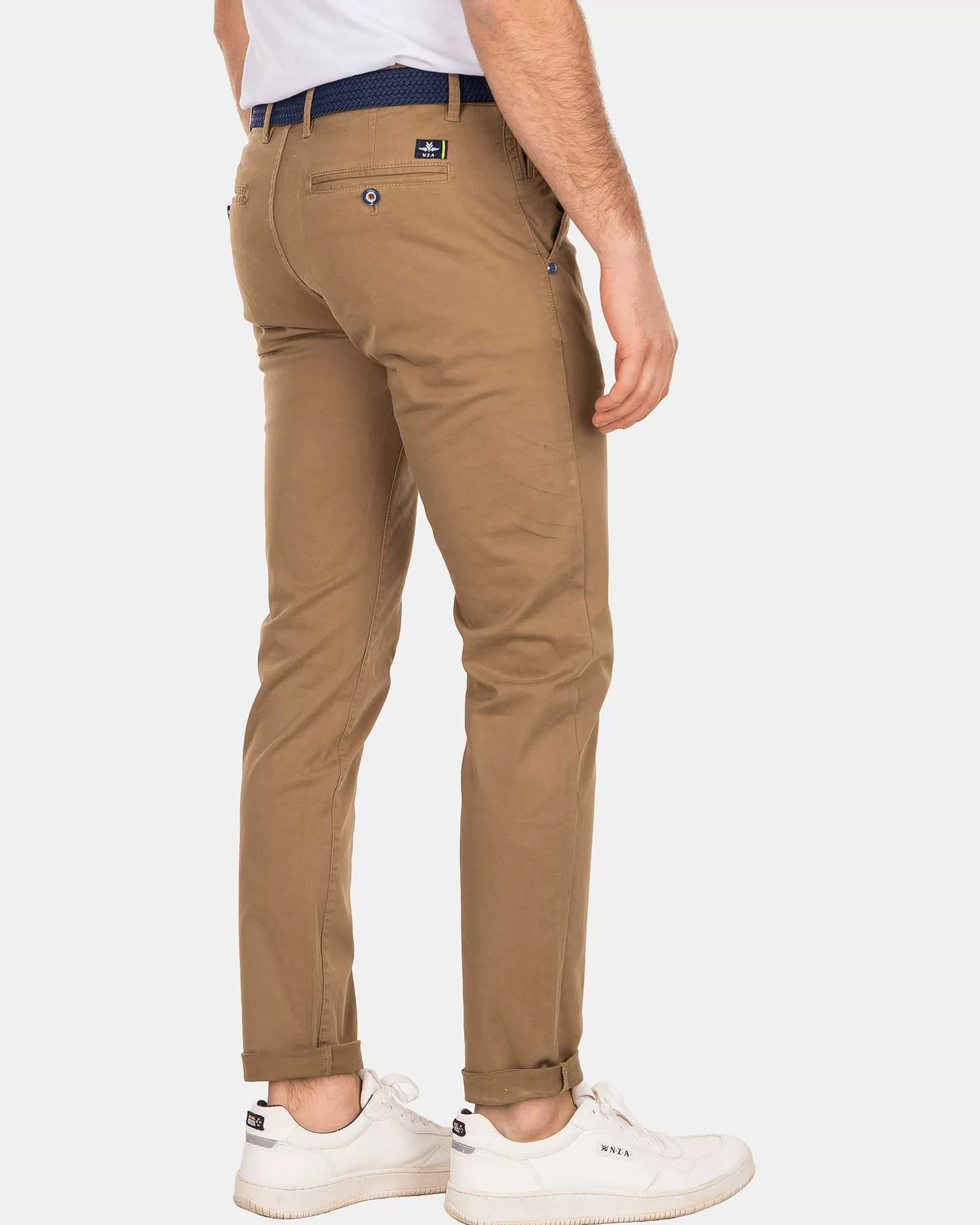 Flash Sale NZA New Zealand Auckland Napier Twill Stretch-Tobacco Braun