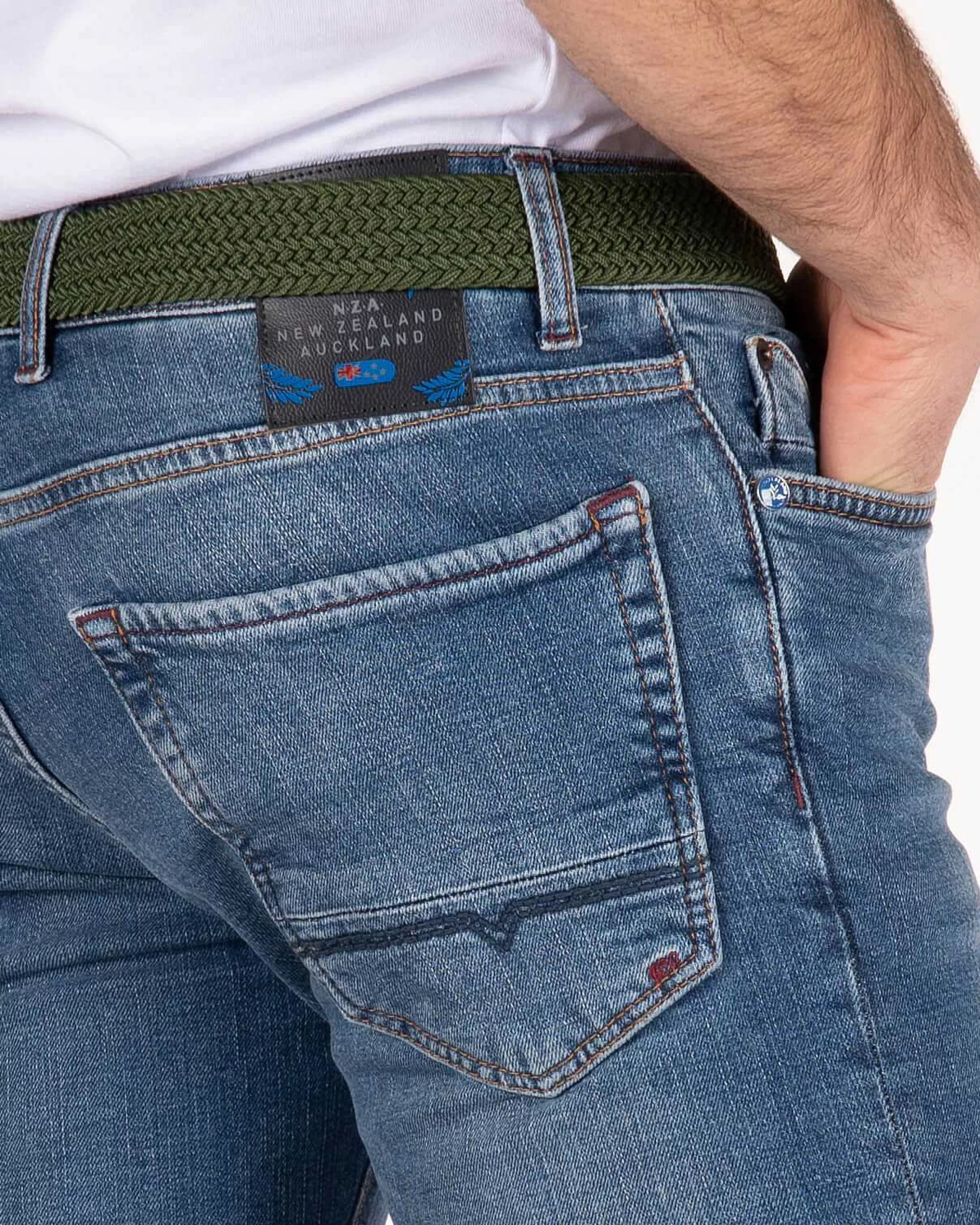 New NZA New Zealand Auckland Nelson Jeans-Light Stone