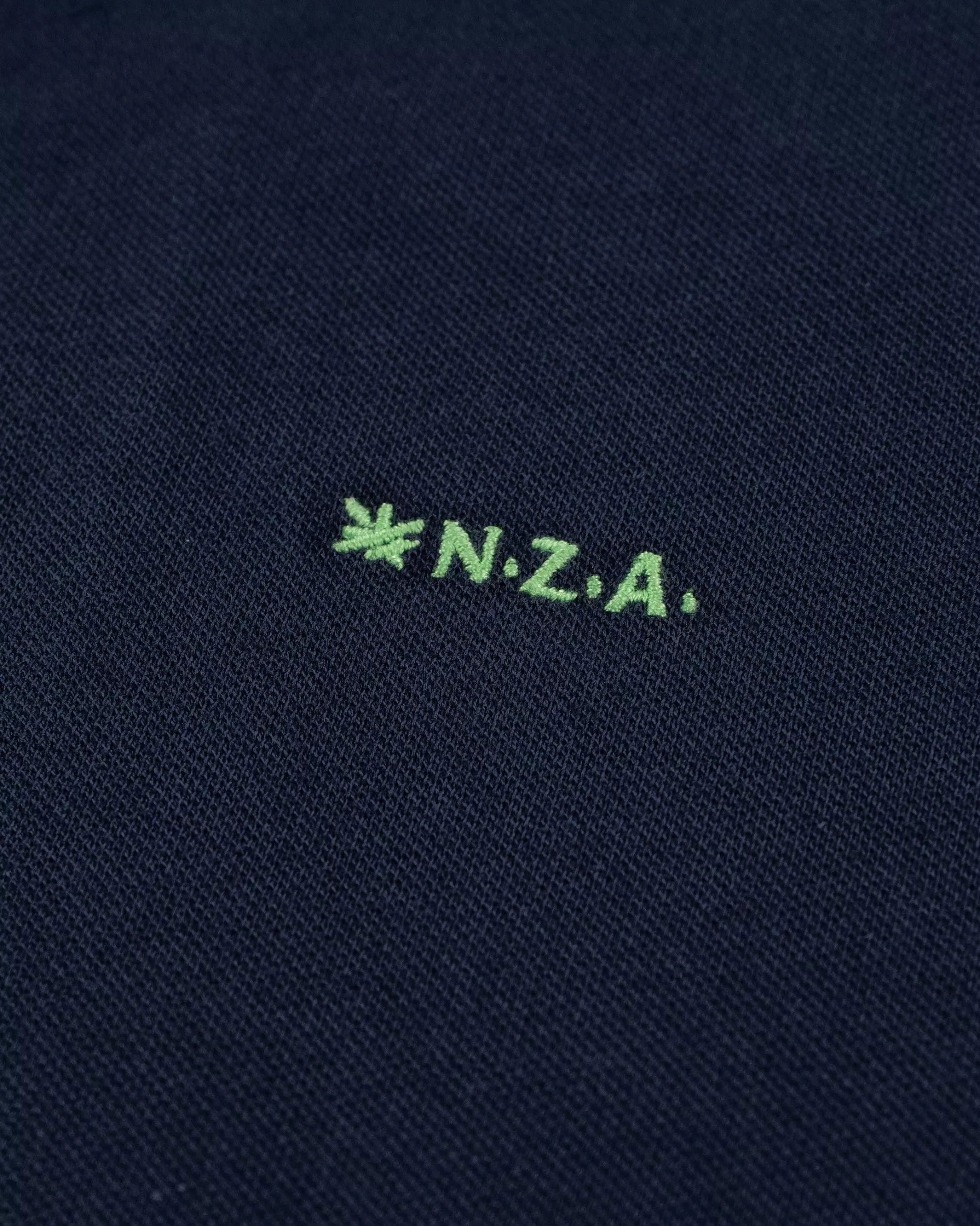 Fashion NZA New Zealand Auckland Nza Heritage Cotton Polo Shirt-Key Navy