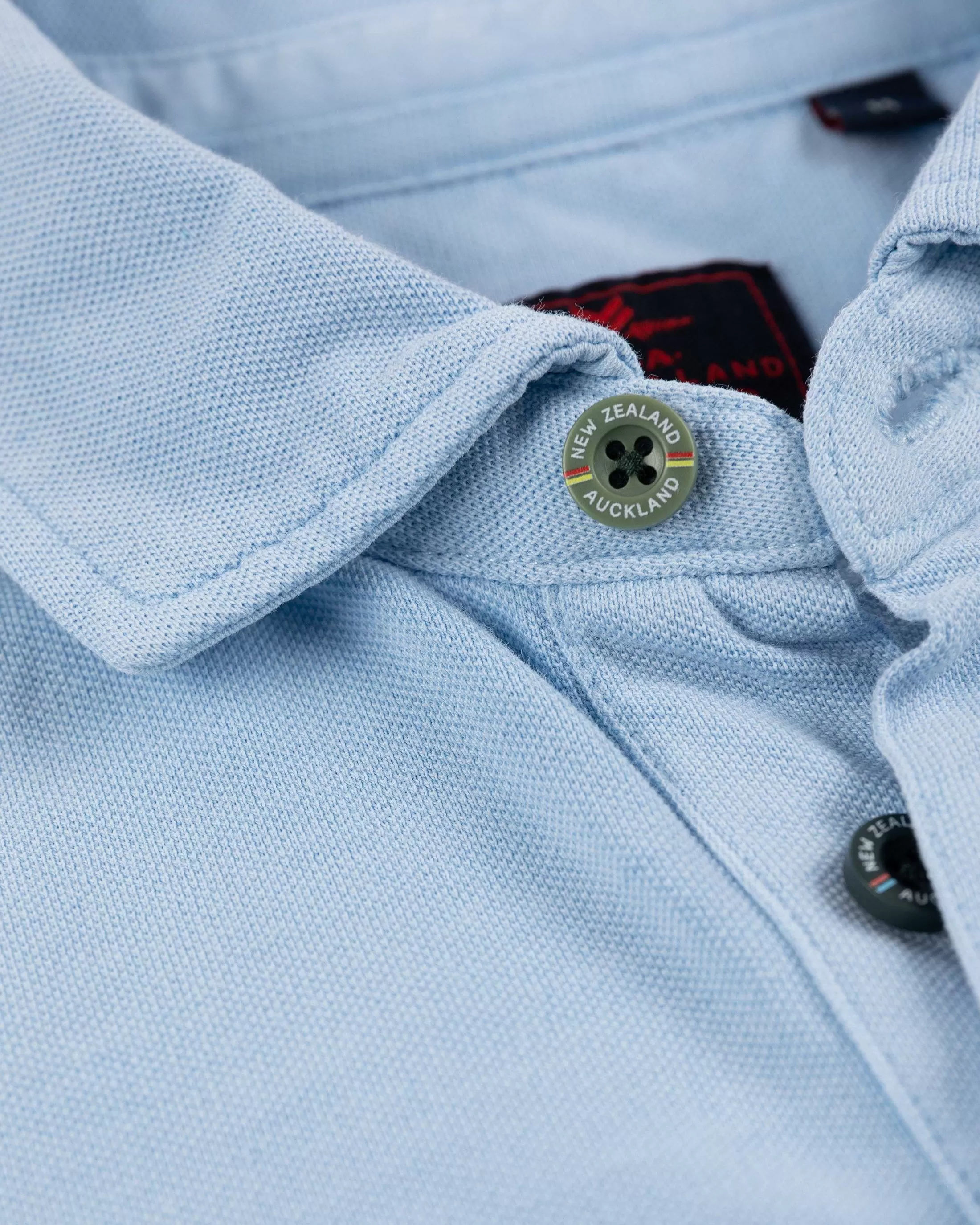 Online NZA New Zealand Auckland Nza Heritage Polo Shirt-Bright Sky