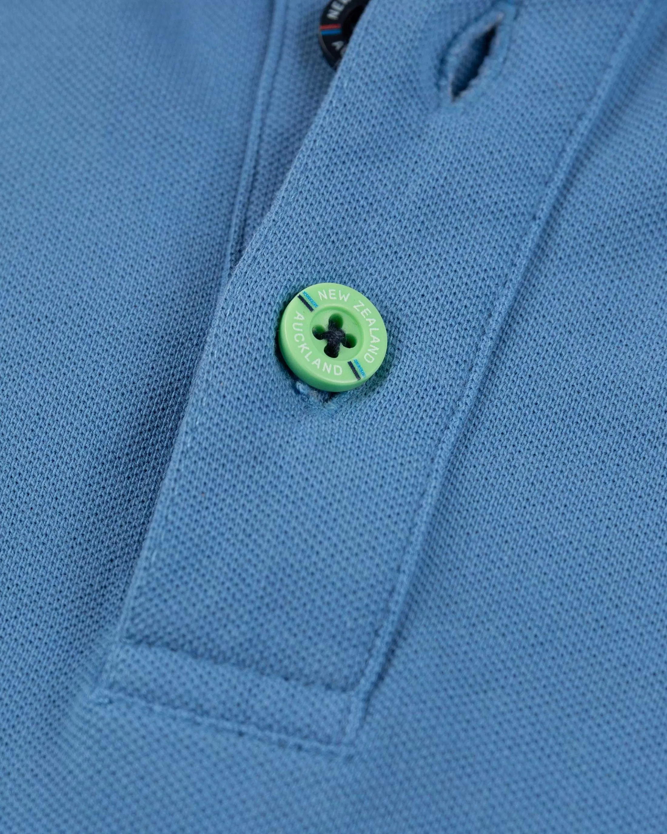Best Sale NZA New Zealand Auckland Nza Heritage Polo Shirt-Full Blue