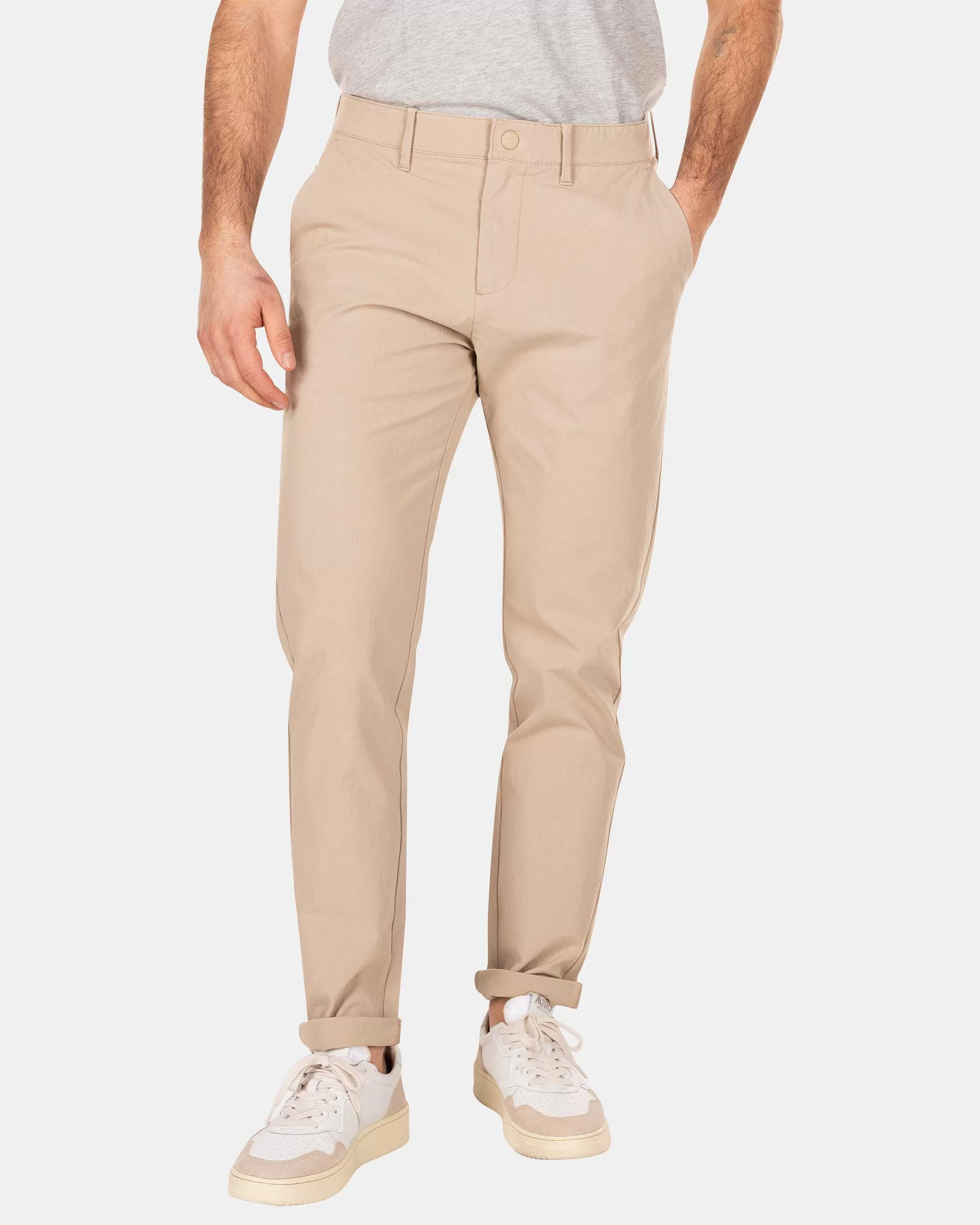 Cheap NZA New Zealand Auckland Schlichte Chino Mit Stretchanteil-Shimmering Sand