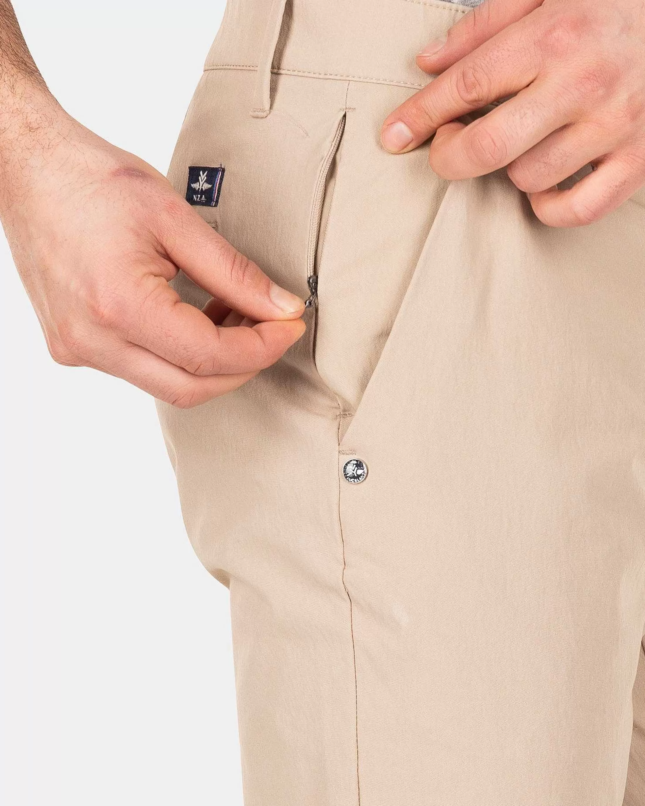 Cheap NZA New Zealand Auckland Schlichte Chino Mit Stretchanteil-Shimmering Sand