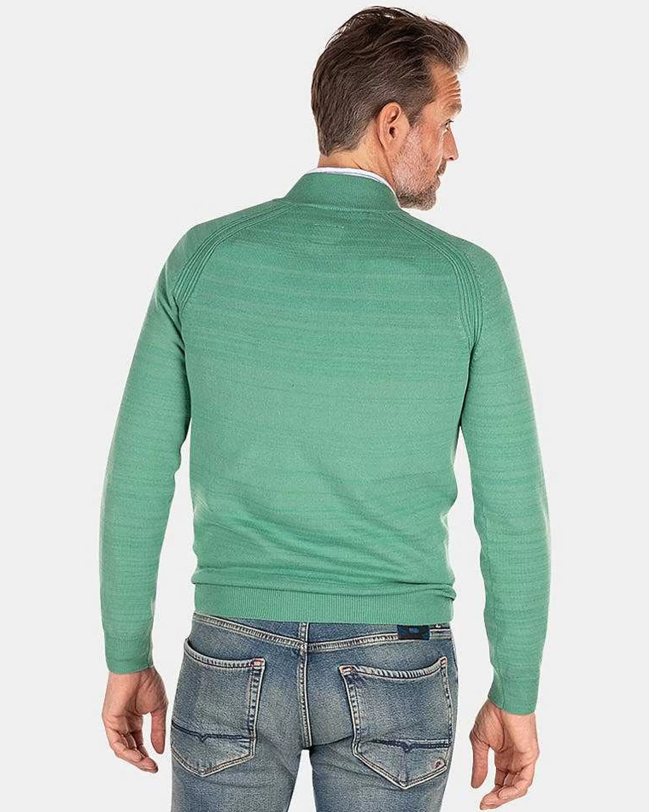 Sale NZA New Zealand Auckland Schlichter Baumwollpullover-Amazon Green