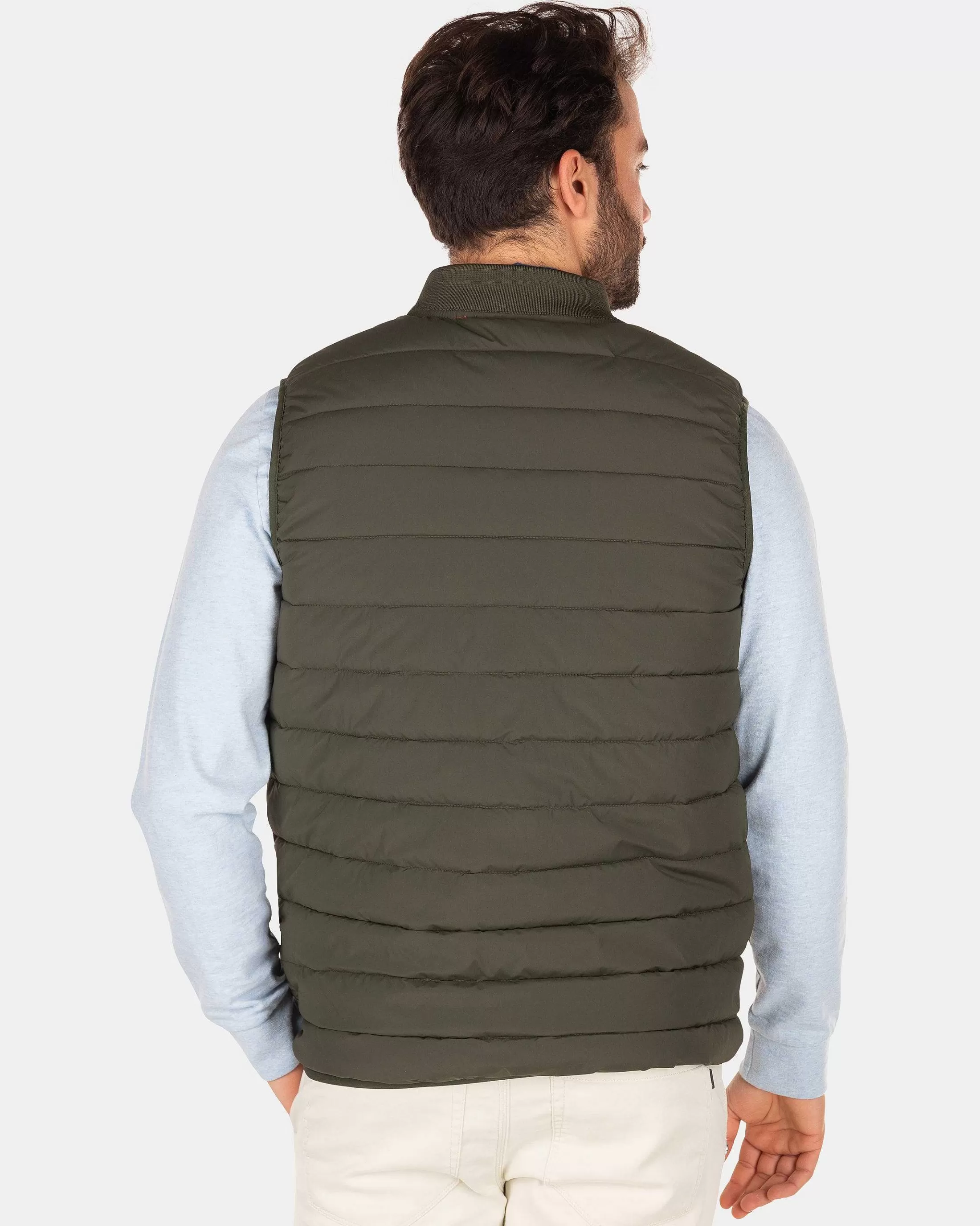 Sale NZA New Zealand Auckland Schlichter Korperwarmer-Jacket Army