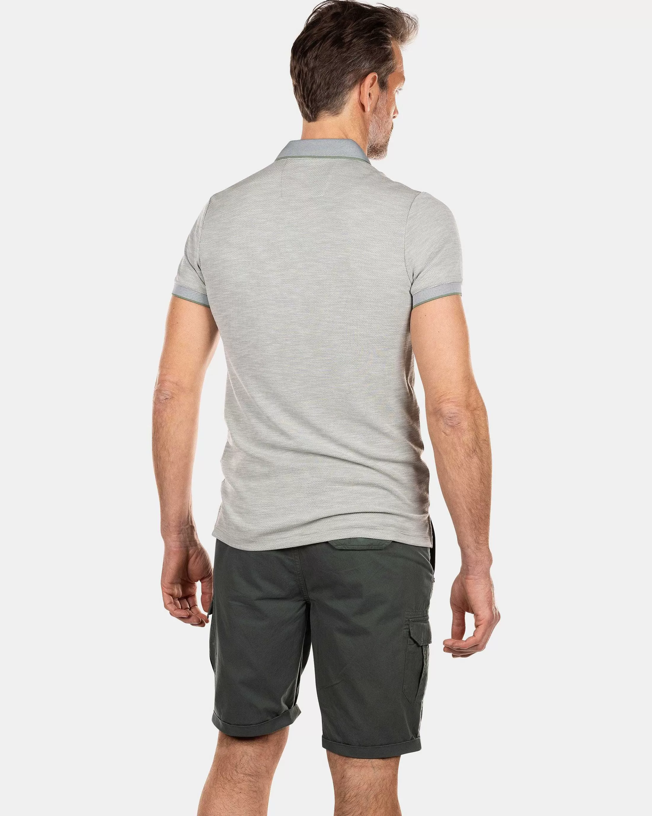 Best NZA New Zealand Auckland Schlichtes Polo Aus Strapazierfahigem Material-Mellow Army