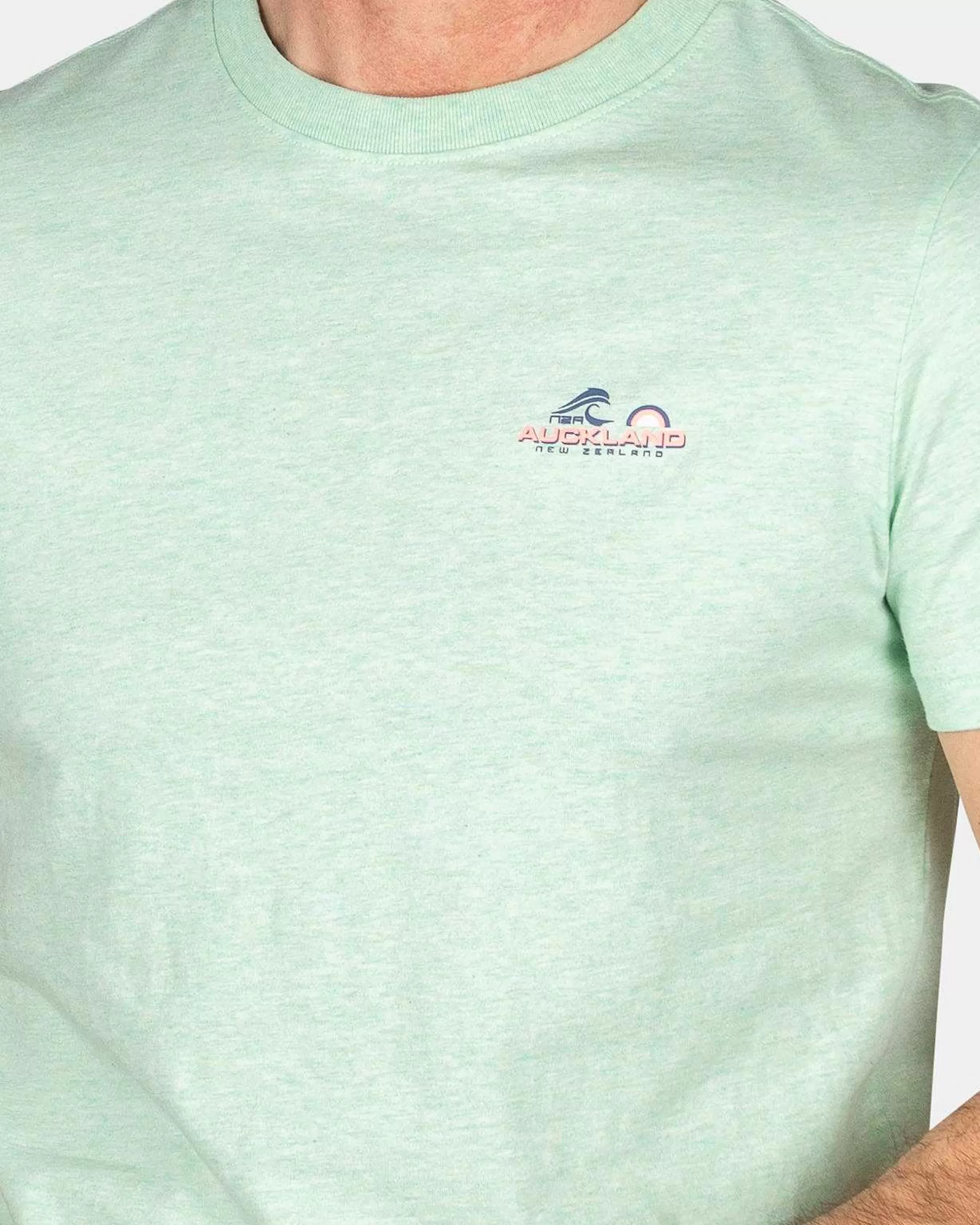 New NZA New Zealand Auckland Schlichtes T-Shirt Aus Baumwolle-Teal Green