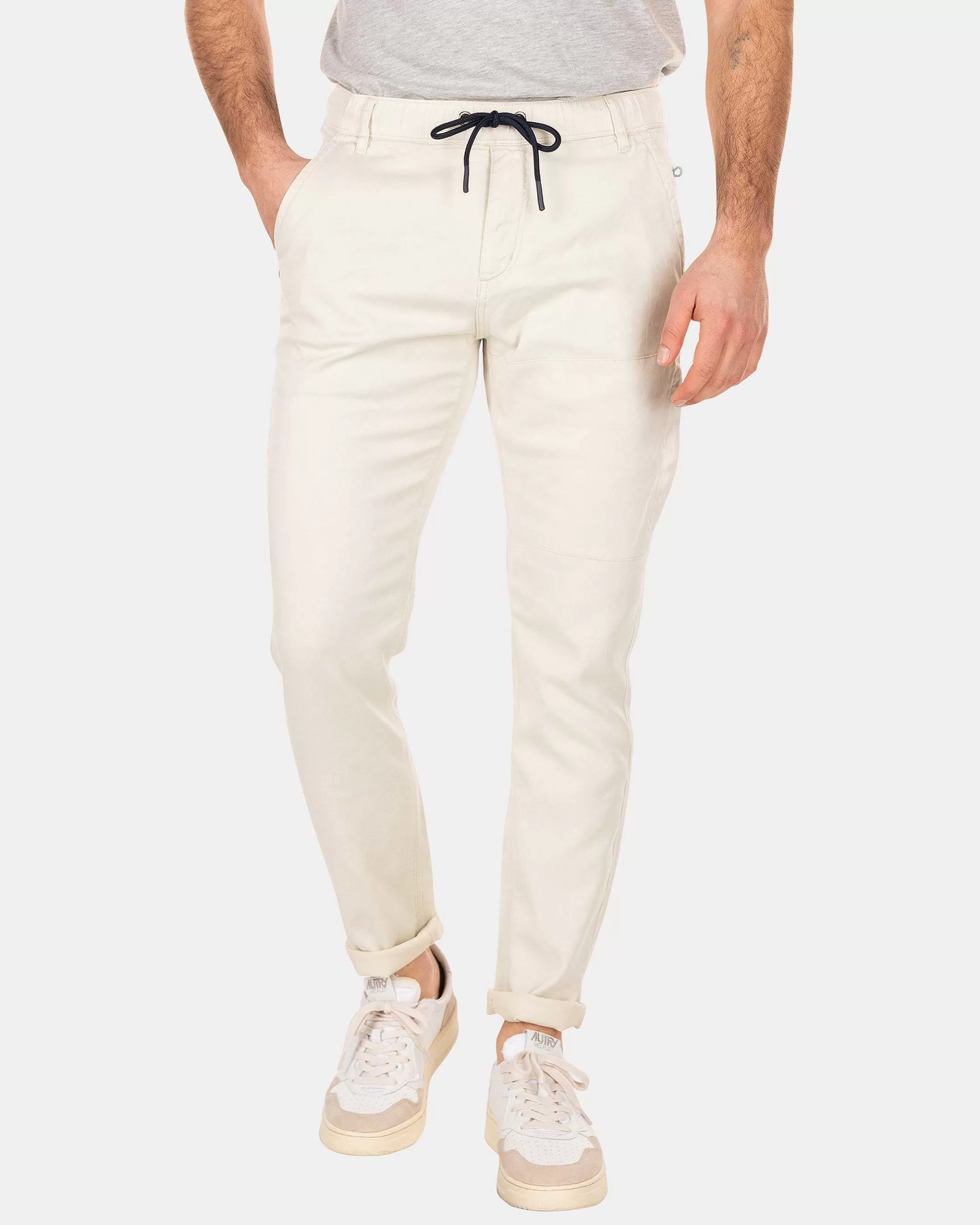 Shop NZA New Zealand Auckland Sportliche, Schlichte Chino-Cream
