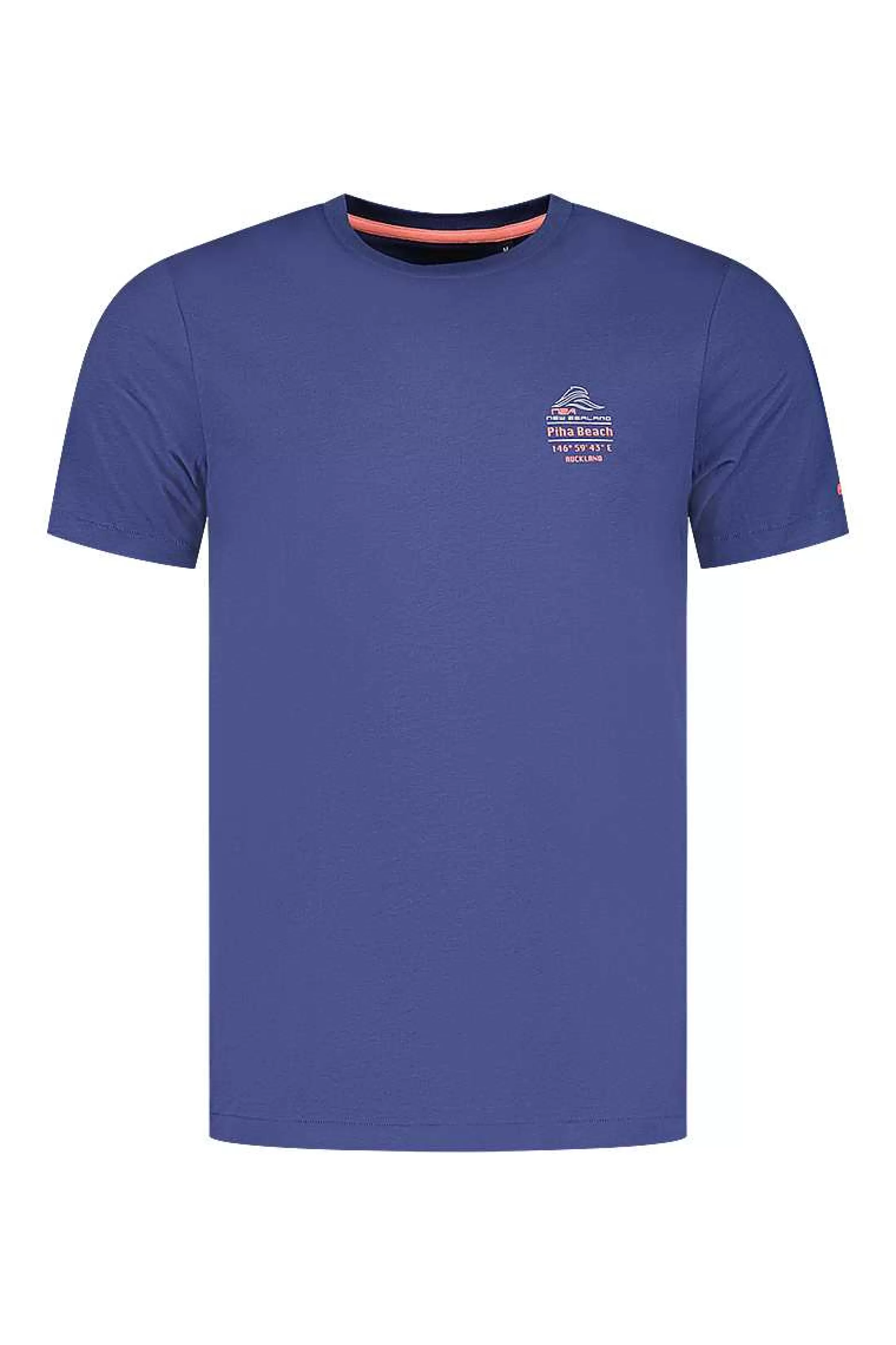 Sale NZA New Zealand Auckland T-Shirt Mit Rundhalsausschnitt-Dusk Navy