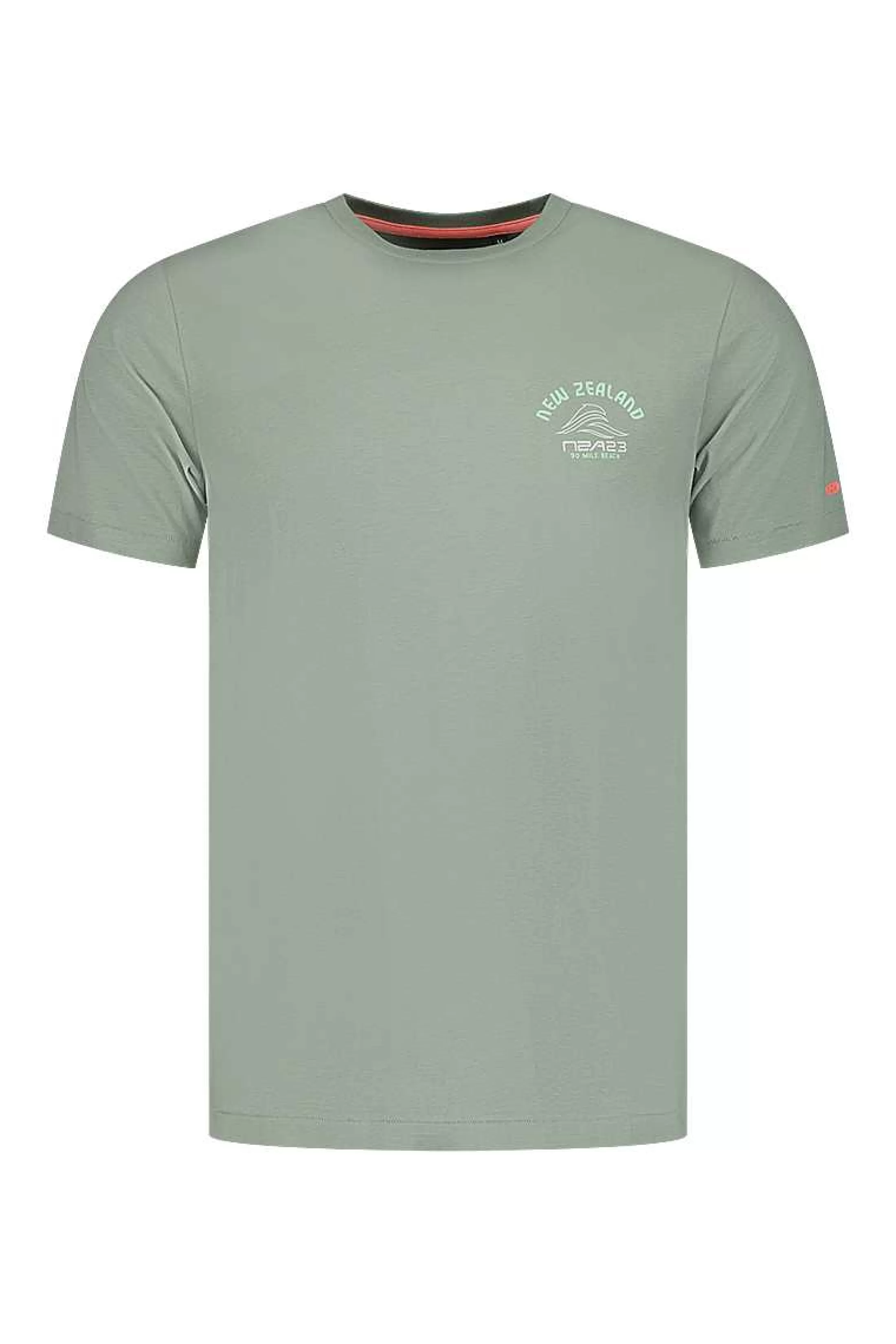 Cheap NZA New Zealand Auckland T-Shirt Mit Rundhalsausschnitt-Mellow Army
