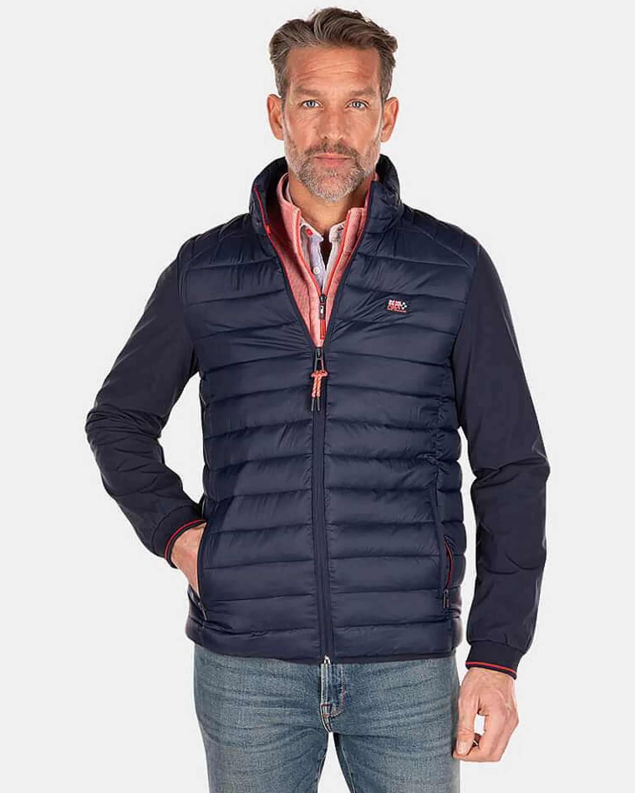 Outlet NZA New Zealand Auckland Wattierte Jacke Mit Softshell-Traditional Navy